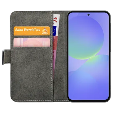 Mobilize Pu-Leather Book Case Black Samsung Galaxy A36 5G/A56 5G